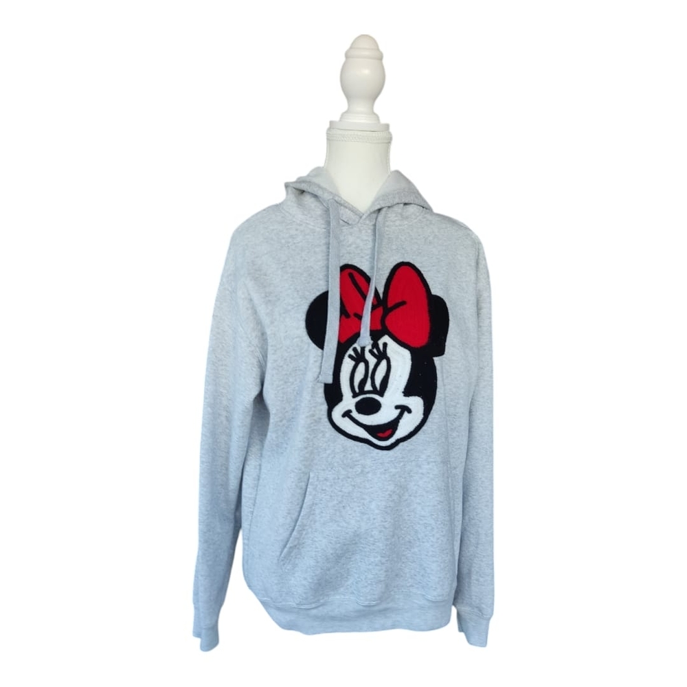 Disney Gray Hoodie with Minnie Mouse Design